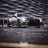 ROBOT CRAFTSMAN Carbon Fiber or FRP Swan Neck Hammer GT Wing For Nissan GTR R35